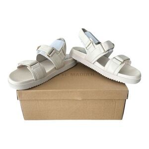 Steve Madden Mona Bone Leather Sandals Women’s Size 12